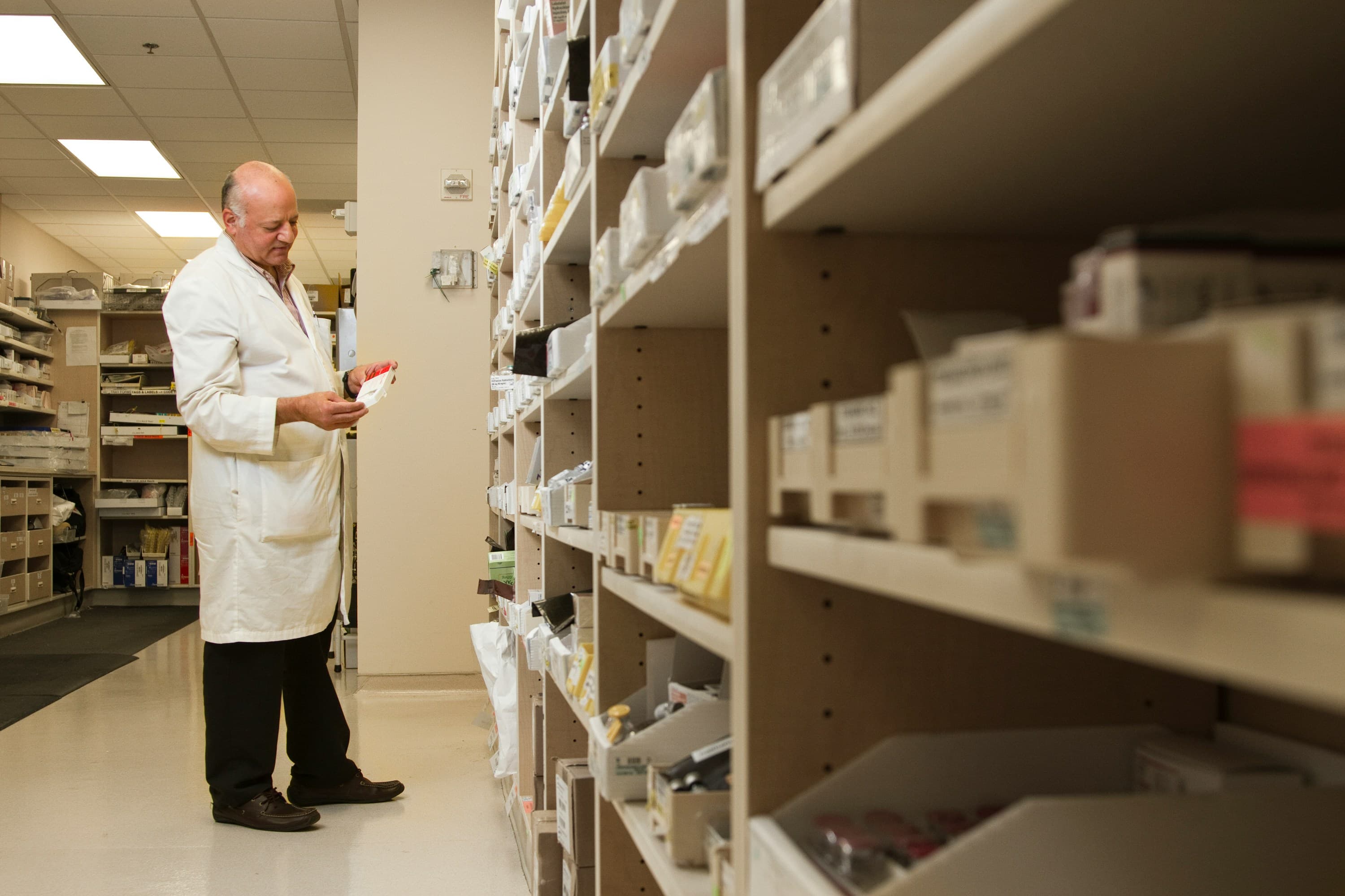 Modern pharmacy laboratory